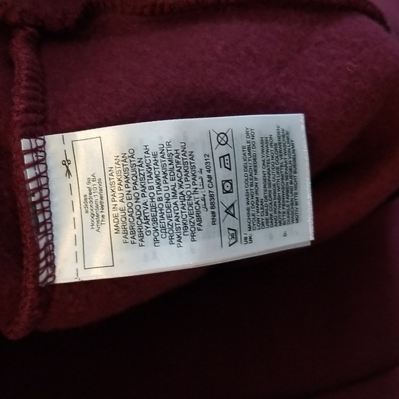 Adidas Men's Burgundy Jumper - Picture 4 of 5